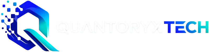 Quantoryxtech logo in footer